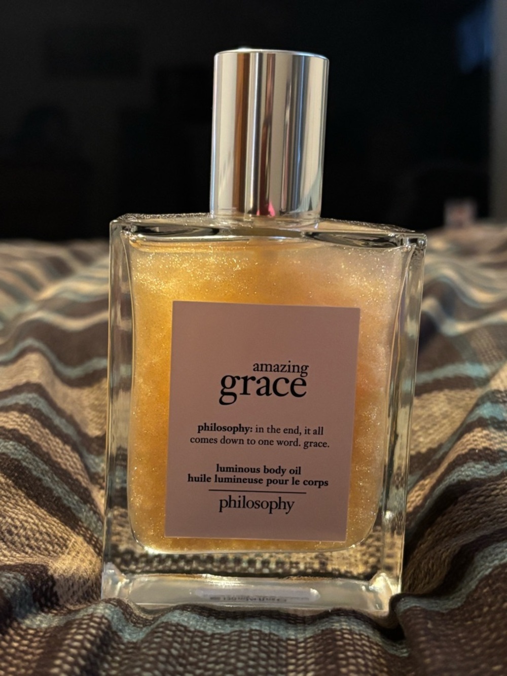 Philosophy Amazing Grace 4 OZ Luminous Body Oil - BNIB (opened, not used) - Picture 3 of 4